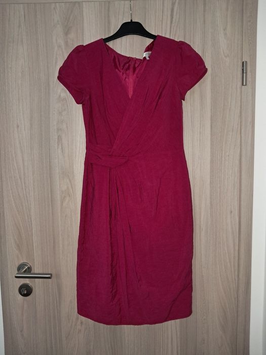 Rochie fete , rosu bordeau