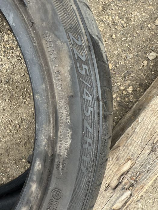 2 броя Летни гуми Davanti 225/45 R17 Dot 0124 ном 221