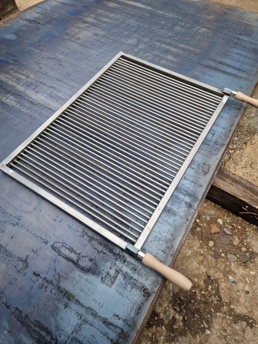 Gratar grill inox alimentar,Grill gradina 70x50,