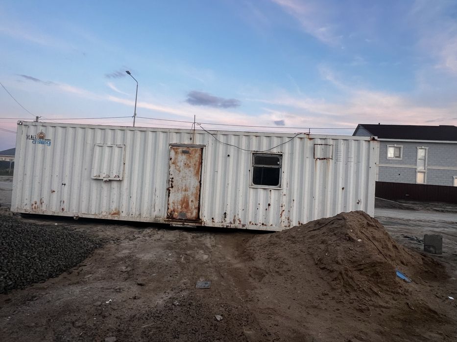 Контейнер морской 10 метр жилой иши бари обшибкасымен