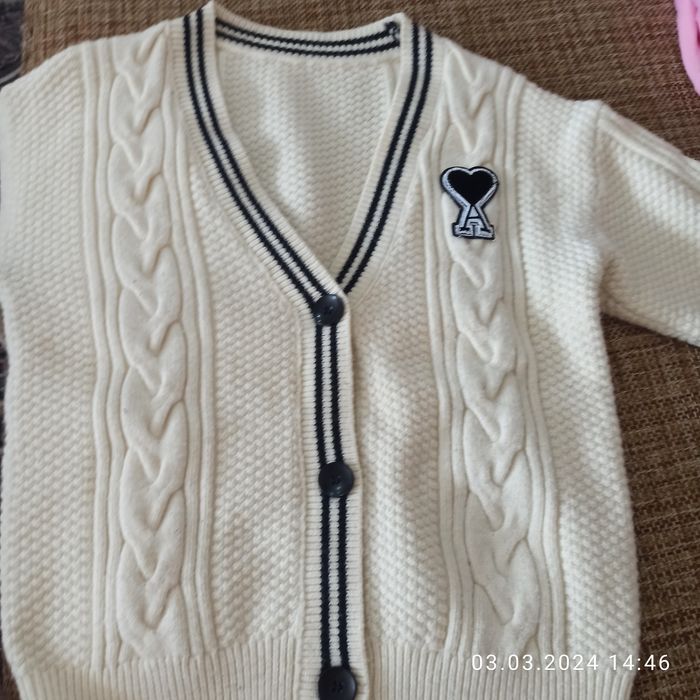 Молочный кардиган