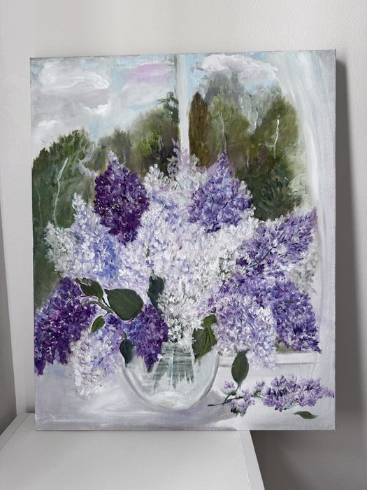 Картина « Сирень на окне»