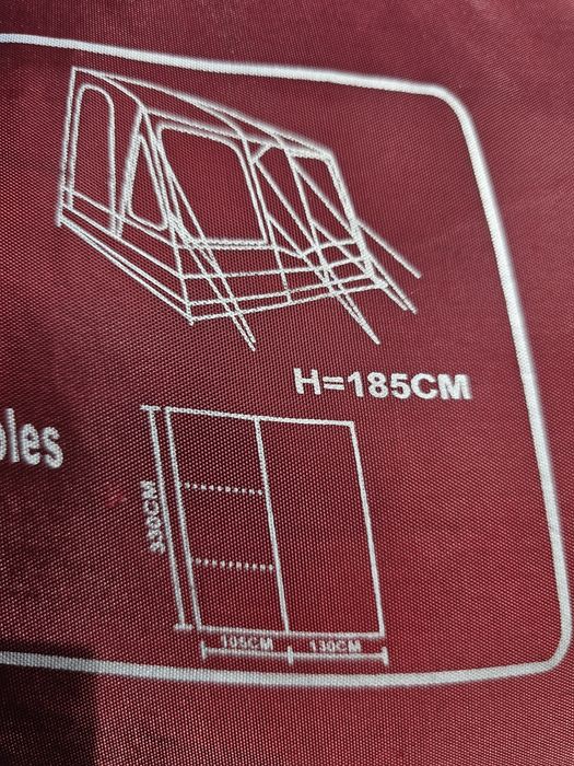 Универсален форселт за кемпер/ каоавага, 325см