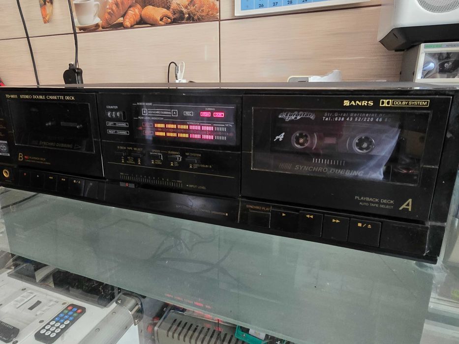 Vand dek casetofon Jvc TD-W111, boxa portabila JBL clip3