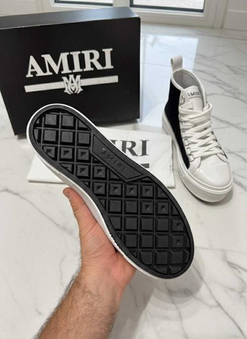 Adidasi AMIRI Court High Top - Full Box - PREMIUM