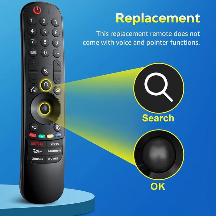 Replacement for LG TV Remote Control
