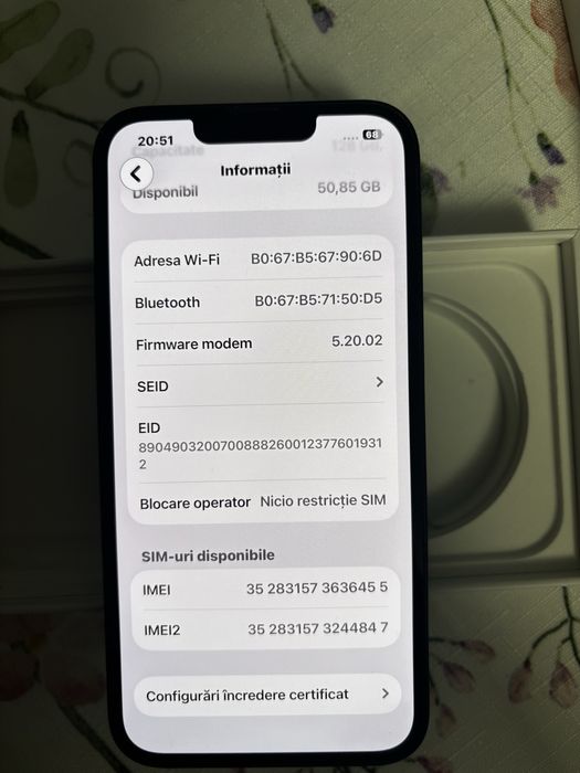 Iphone 13 midnight 128gb