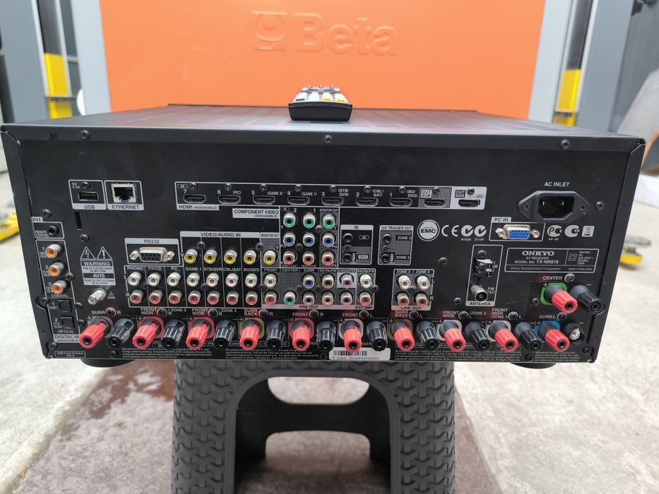 Onkyo tx nr 818  7x135 watt