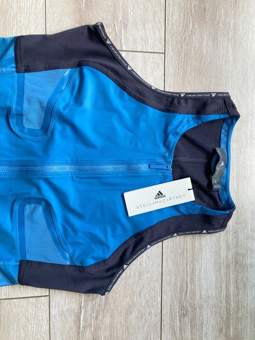 Нова Адидас Adidas Stella McCartney дамска тениска без ръкави потник L