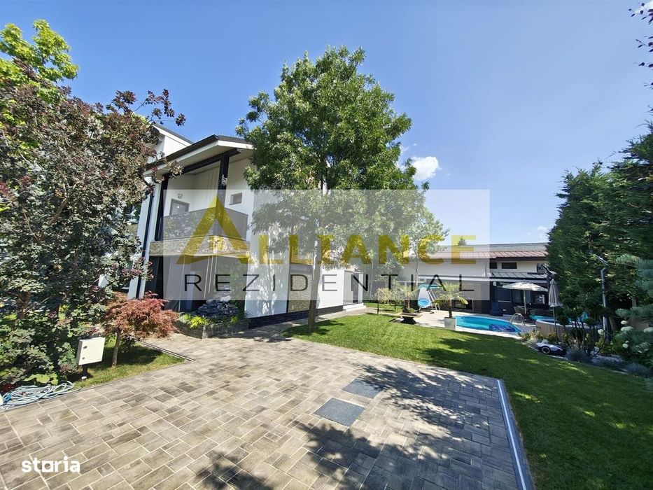 Vila premium P+1+M | 185 mp utili | Teren 650 mp | Piscina | Mobilata