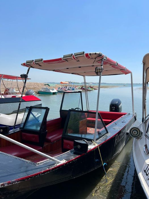 Катер амур мотор джонсон 175