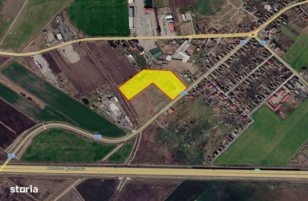 Ungheni - Mures, Teren industrial  24,600 mp si Cladiri demolabile