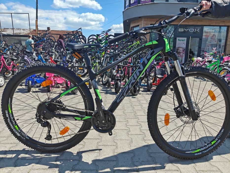 Промо велосипед 27.5" Sprint APOLON черен/зелен