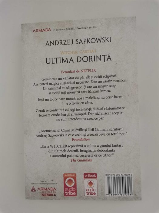 Carte Seria Witcher Volumul 1 - Ultima dorinta