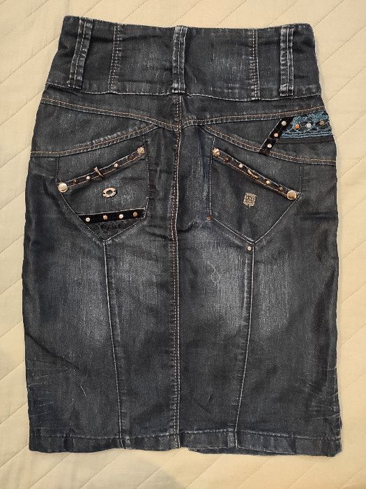 Дънкова пола, размер 38