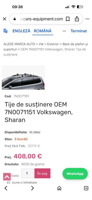 Bari Transversale VW