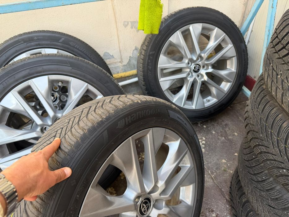 Jante toyota Rav 4 225/55R19 anvelope M+S Hankook 2024