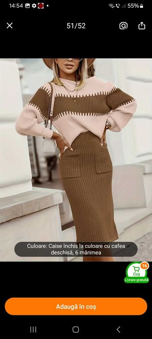 Compleu dama marime universala