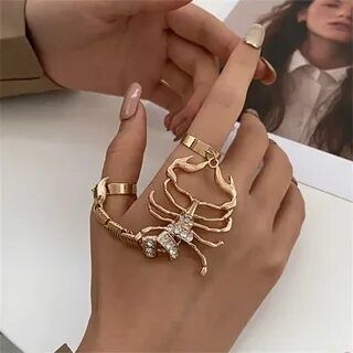 Barmoq marjoni chayon uzugi — ayollar va qizlar uchun noyob zargarlik!