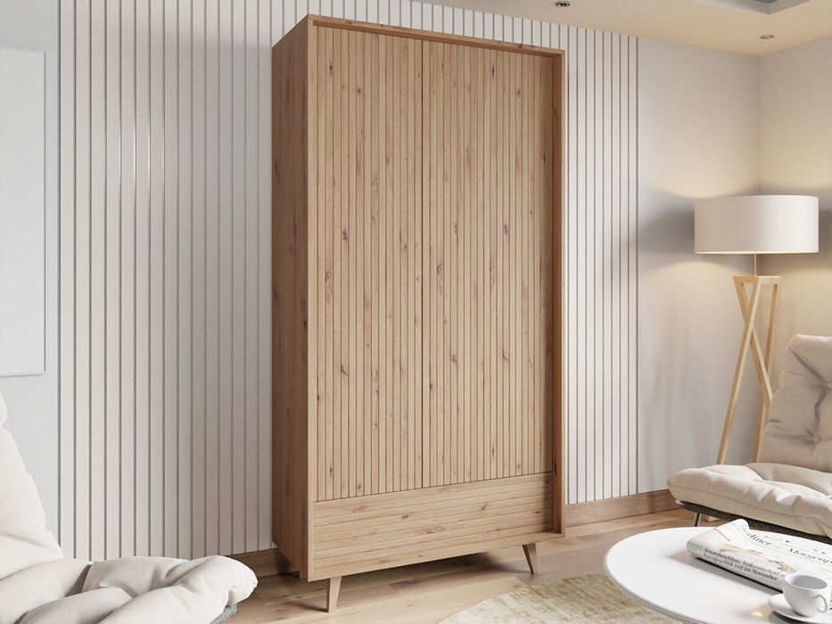 Dulap MDF culoare stejar mobilier.ro
