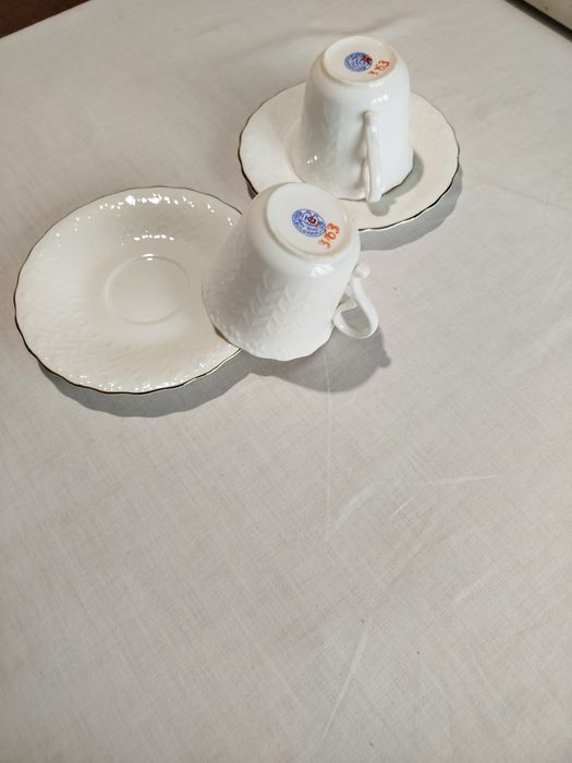 Набор  за кафе от фин  костен порцелан