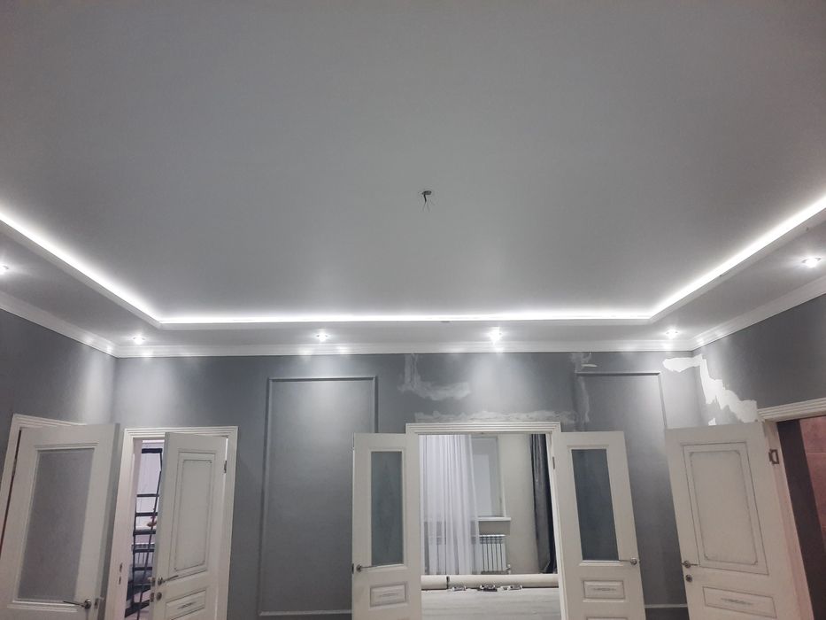 Натяжные потолки 1500