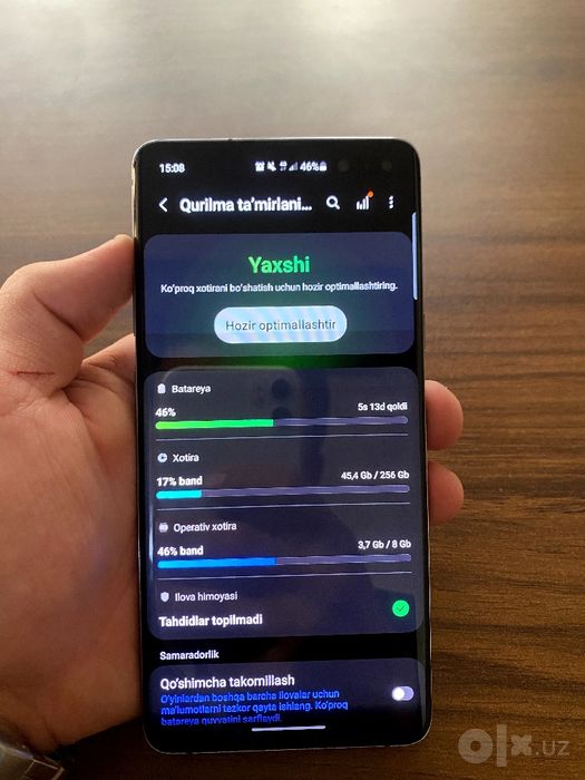 Samsung s 10 5g ideal holatda