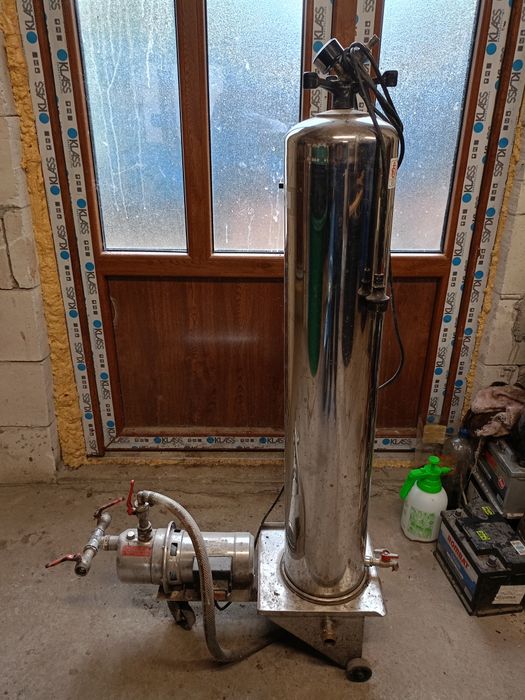 Filtru vin inox cu argila