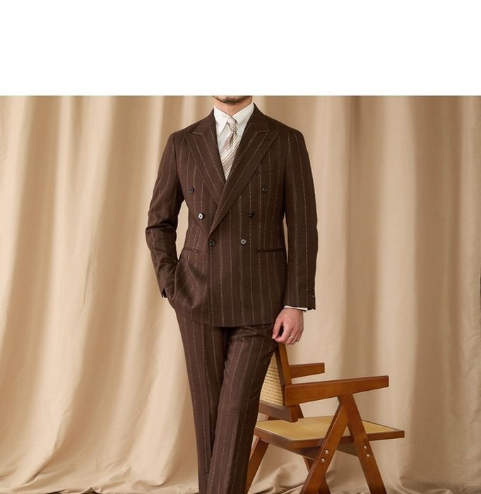 Двубортный костюм в винтажном стиле Napoli XXXL/34