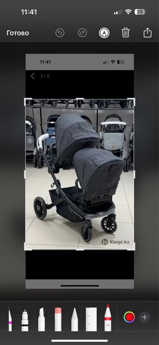 Коляска для двойни продам