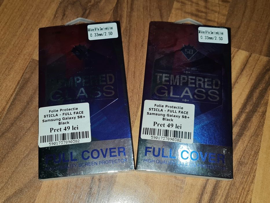 Folie sticla full cover originala Weilen Samsung Galaxy S8+ S8 Plus