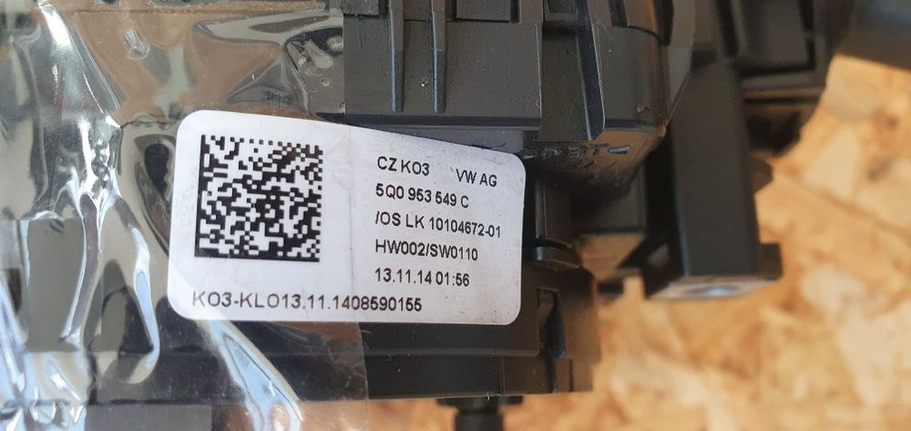 Spirală cu manete Audi A3 8V / Golf 7 5Q0953549C 5Q0953507EC