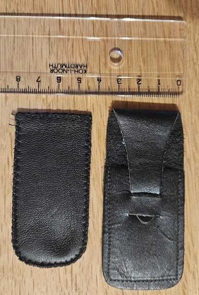 Калъф 2 броя малко калъфче 1 от естествена кожа и 1 от еко кожа