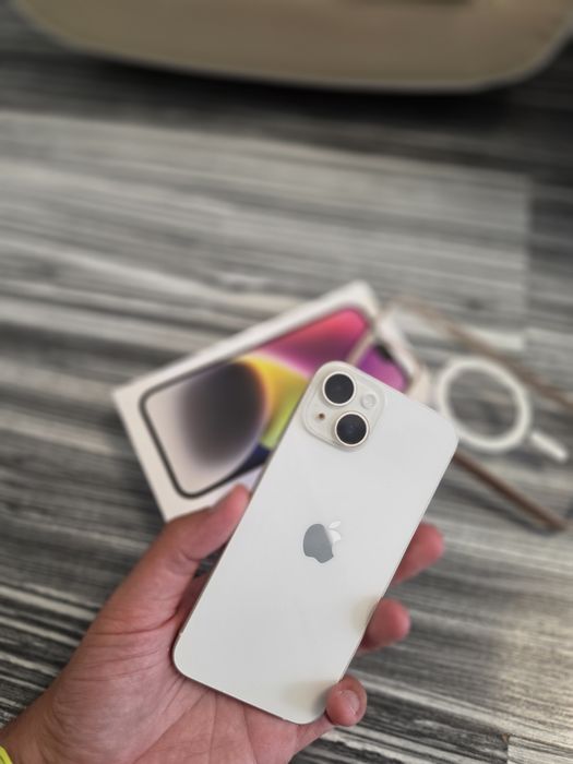 Vand Iphone 14 White 9/10 256Gb Cutie Pachet Full Achizitie Emag Factura