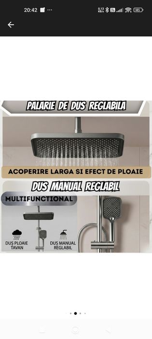 Coloana de dus multifuncțională. Nou
