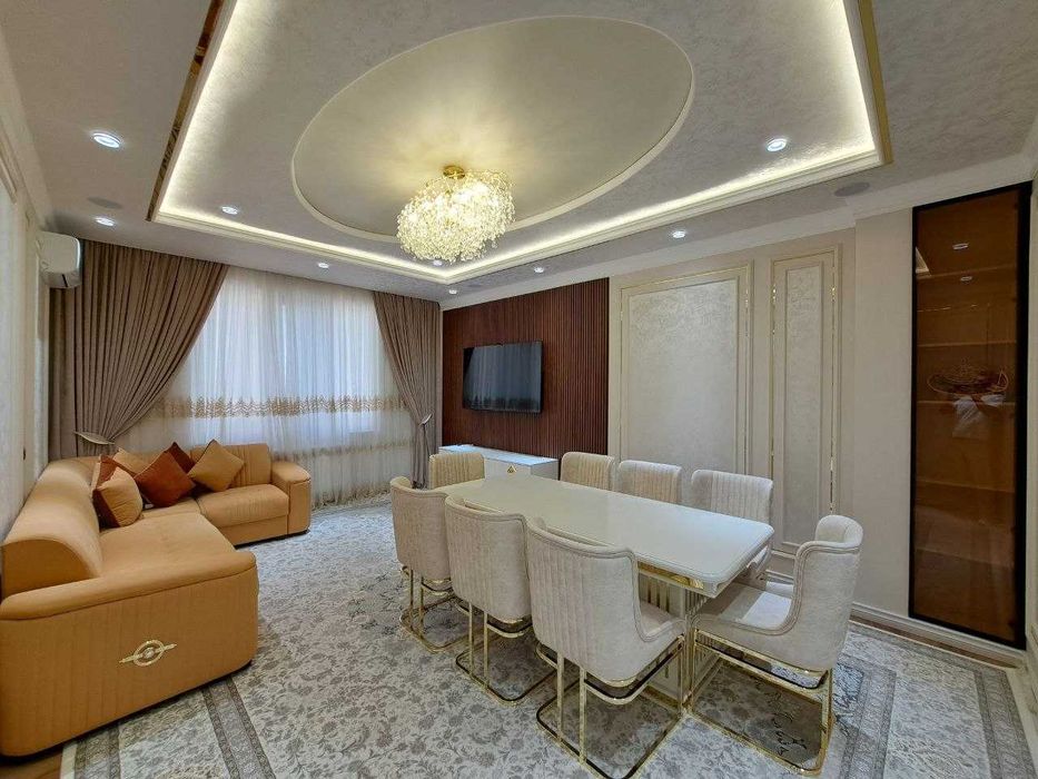 4 xonali shinam kvartira 118 m² 3 qavatda, barcha jixozlari bilan