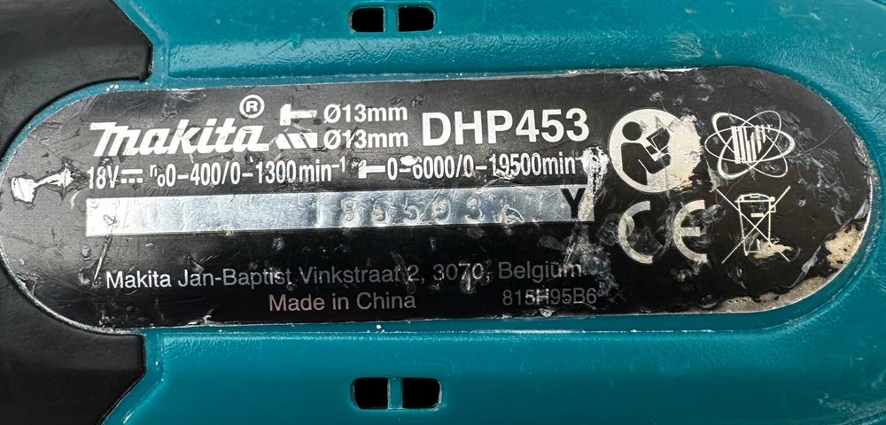 Makita DHP 453 - Ударен винтоверт 18V