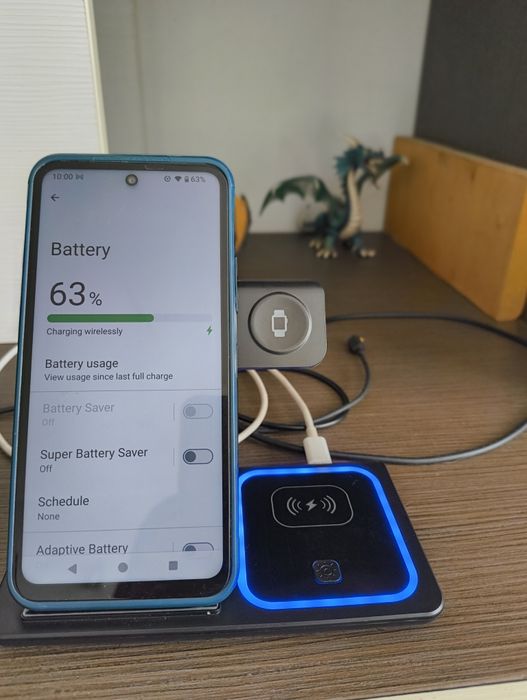 3в1 Станция за безжично зареждане на Apple/ Samsung I HOBA