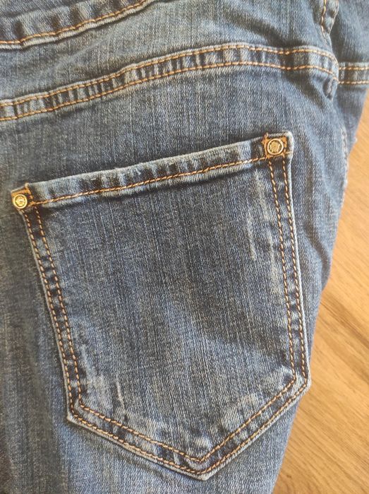 Дамски дънки сини Gudi  с пуловерчета к-т