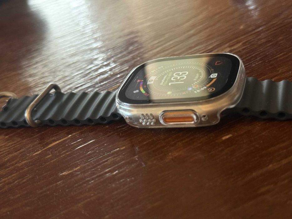 Apple Watch Ultra, КАТО НОВ 49mm, титаниево-керамичен корпус, сапфирено стъкло, GPS + Cellular