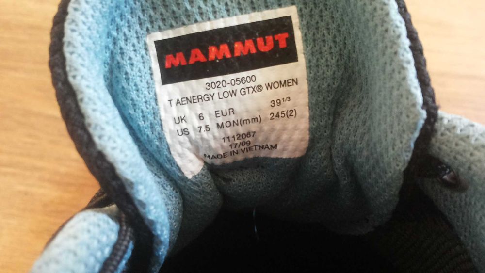 MAMMUT T AENERGY LOW GORE-TEX Women Shoes размер EUR 39 1/3 дамски маратонки водонепромокаеми - 925