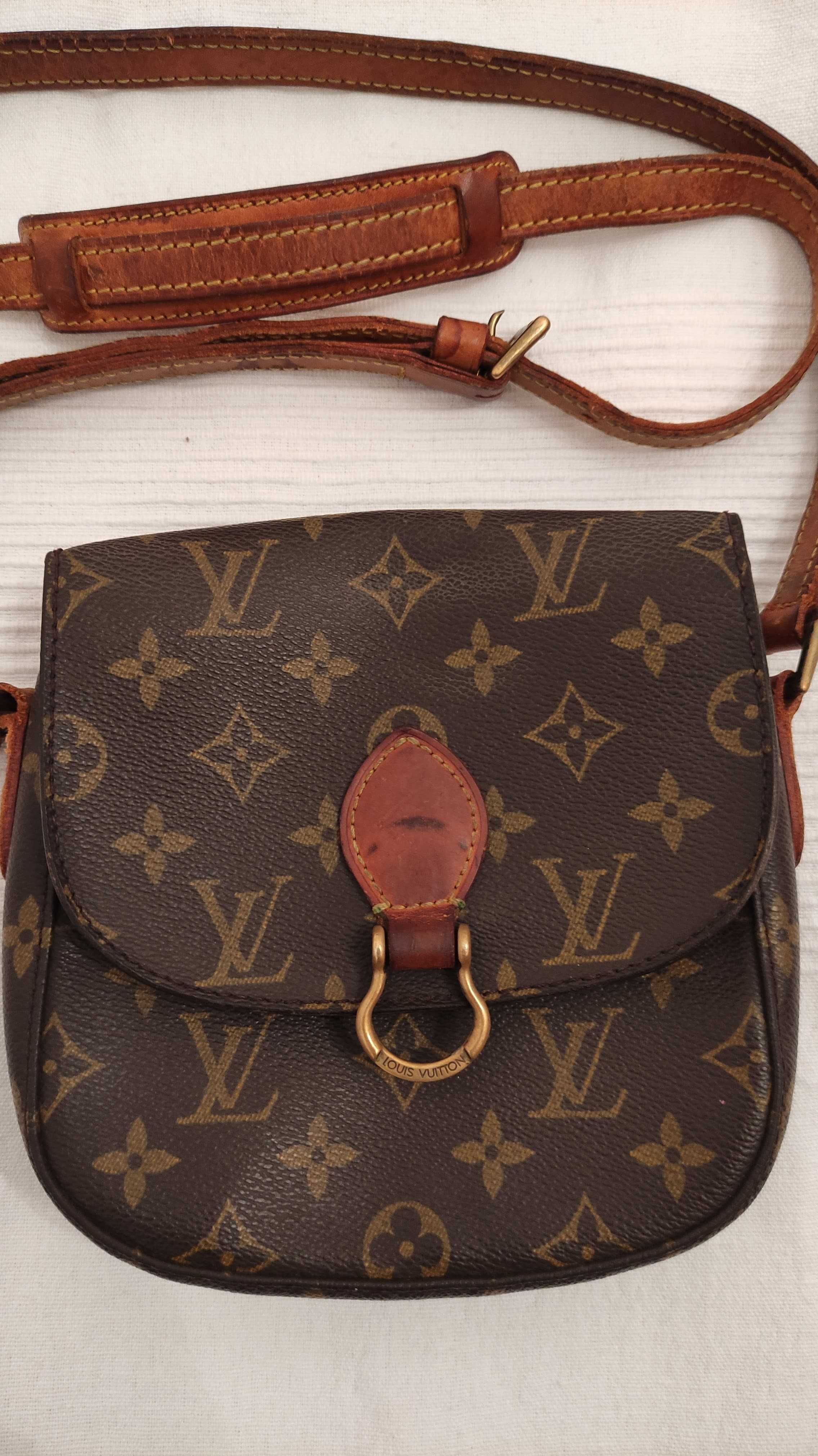 LOUIS VUITTON Mini Saint Cloud Shoulder Bag Monogram Leather BN