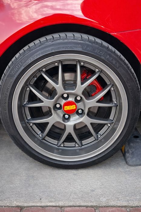 Jante model BBS 5x112 18 cu anvelope ca noi