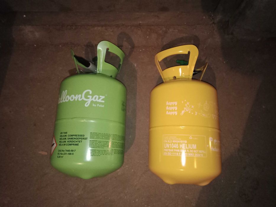 Butelie buteli heliu goale 2 buc