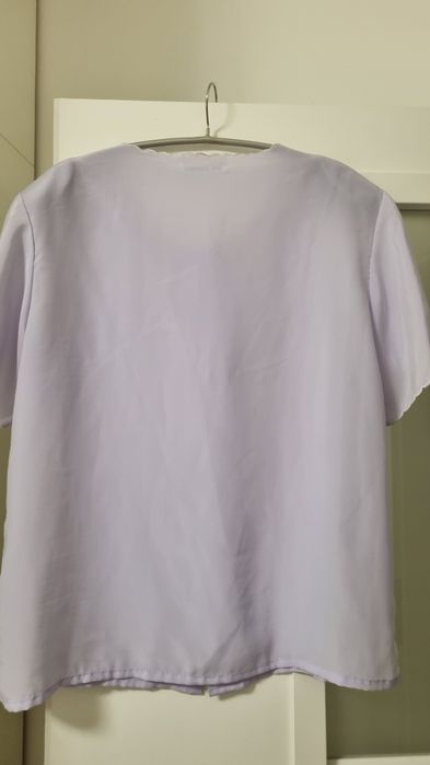 Bluza lila brodata 44