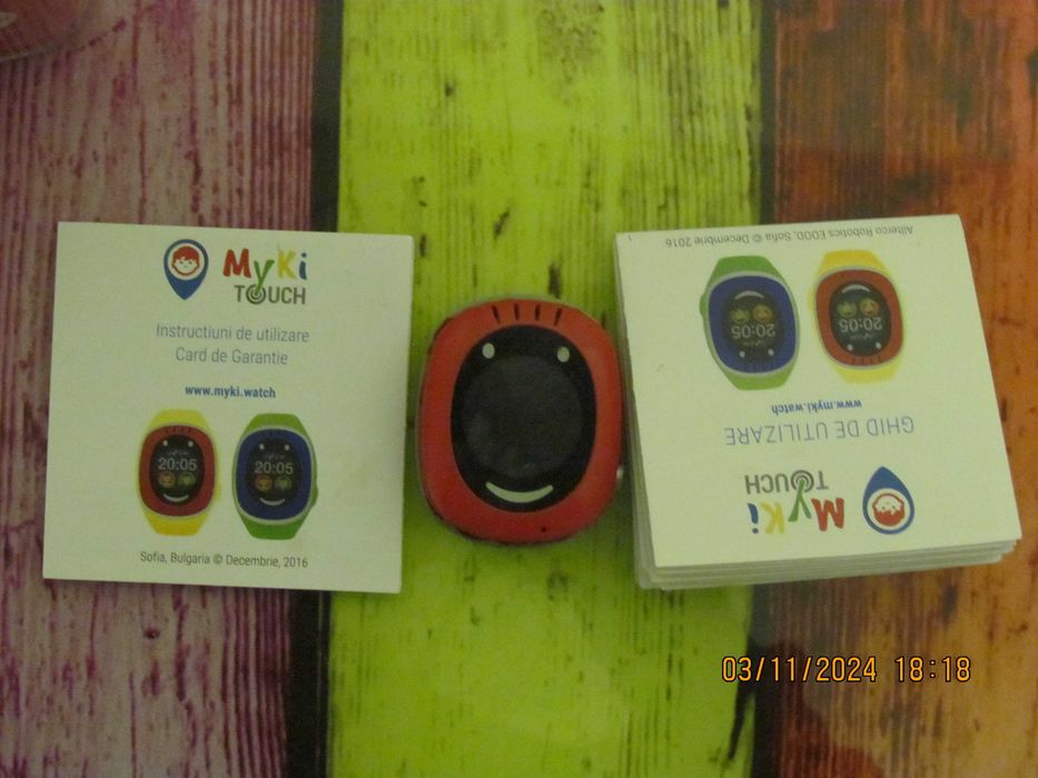 Vand Ceas Smartwatch copii MyKi, GPS, touch, Rosu/Galben