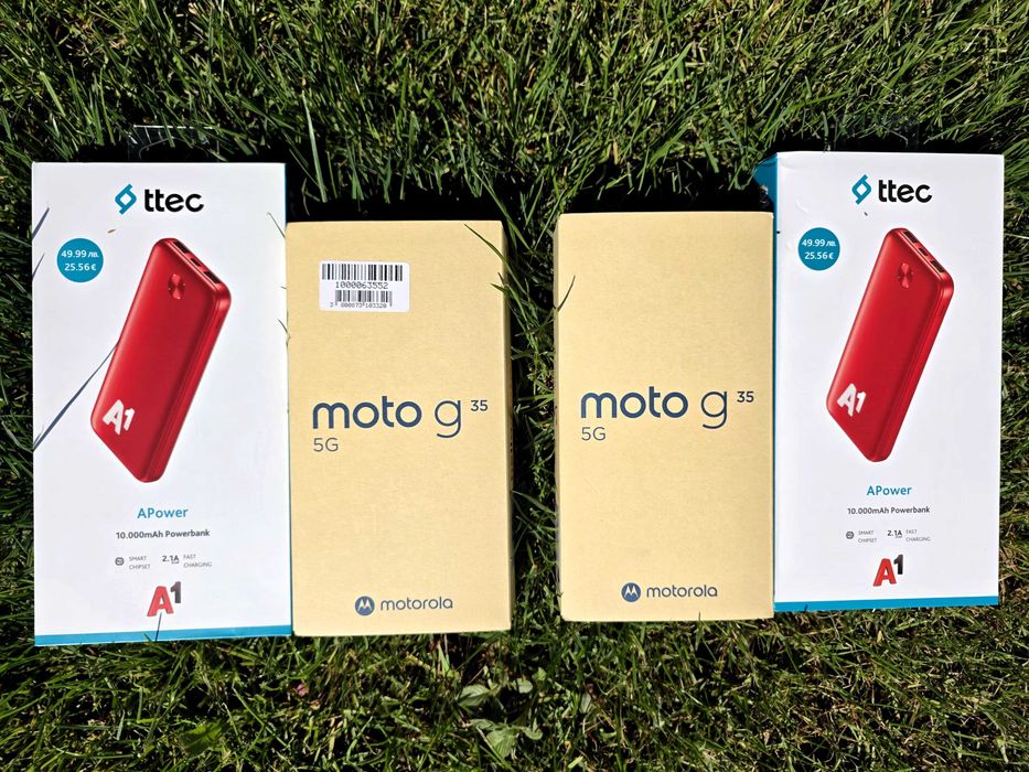 motorola G35 5G  New Чисто нов + подарък Батерия