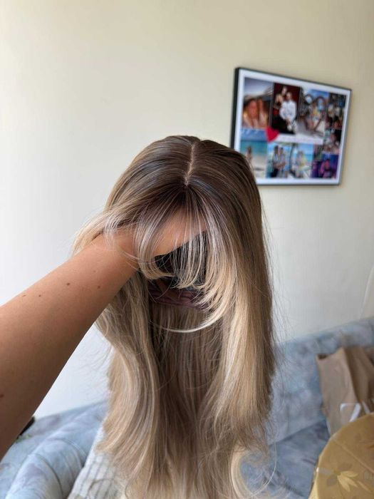 Перука Scalpiana с естествен скалп ефект – Mixed Blonde