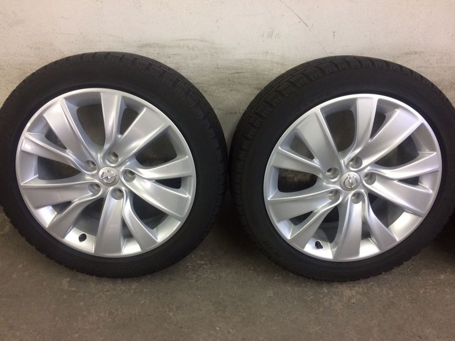 Jante opel insignia astra j 18 5x115 anvelope pirelli 235/45/18