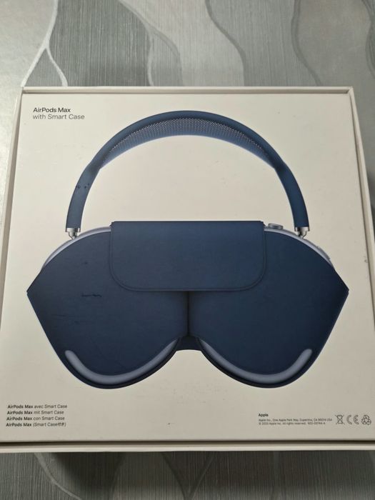 AirPods Max Sky Blue with Blue Headband